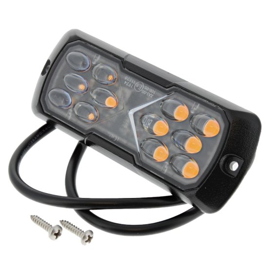 R65/R10 Led Warning Light 12 Amber 12/24volt Bx1 - 0-441-12