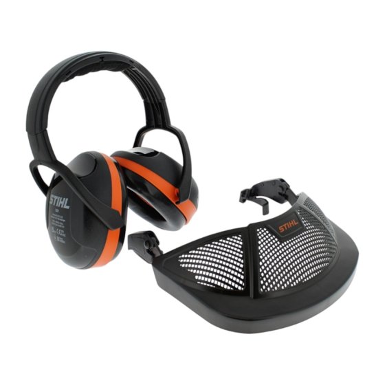 Stihl Plastic Visor, Headband & Ear Defenders - OEM No. 0000 884 0253