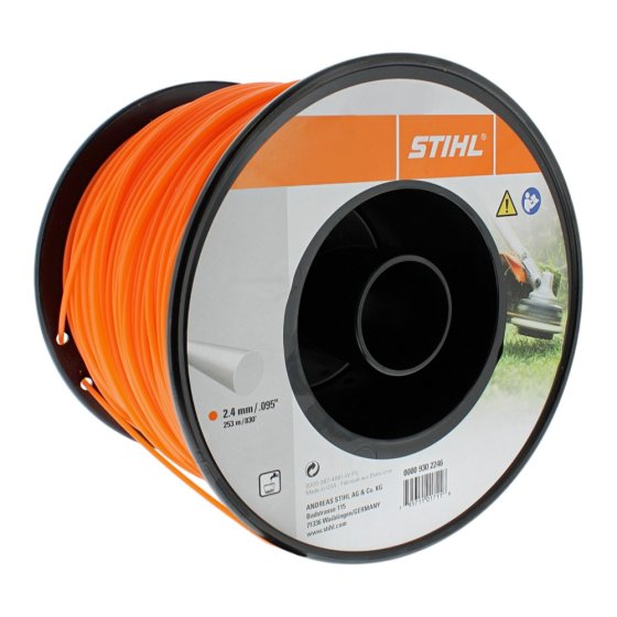 Mowing Line, 2.4mm x 253 m, Round Section for Stihl - 0000 930 2246