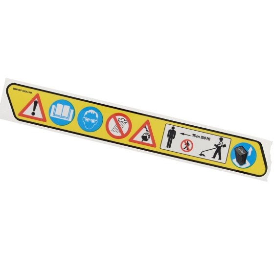 Warning Pictogramm Fsa for Stihl FSA65, FSA85 Strimmer - 0000 967 4023