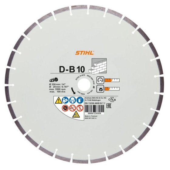 D-B10 Diamond Cutting Wheel - 350mm / 14"