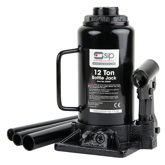 Bottle Jack 12 Ton for SIP Industrial Products - 03669