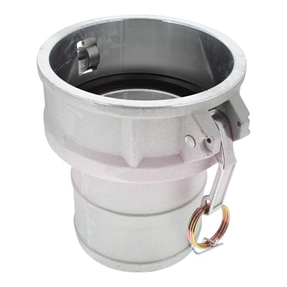 4" Type C X Hosetail Aluminium Camlock Coupling