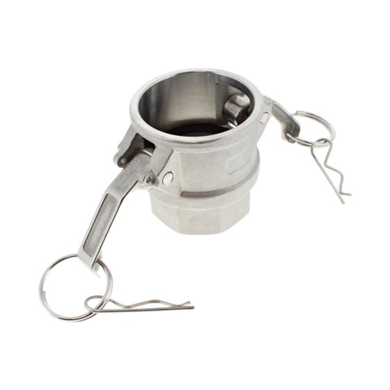 1.1/2" Type D X BSPP Female Stainless Steel Camlock Coupling
