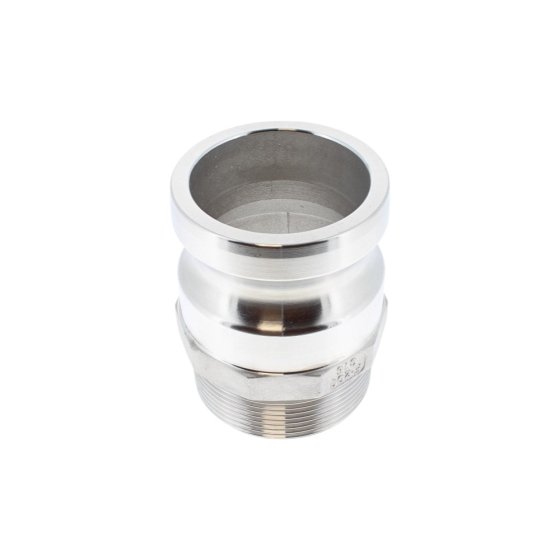 2" Type F X BSPT Male Stainless Steel Camlock Coupling