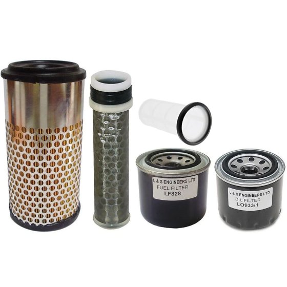 Filter Service Kit for Kubota U15-3 U17-3 Mini Excavators