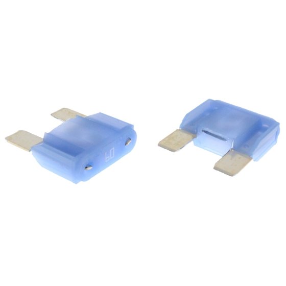 60 Amp Blue Maxi Blade Type Fuse - (Pack of 2) - 0-377-60