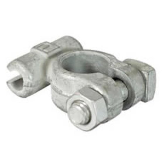 Negative Standard Battery Terminals - drilled 7.5mm for 25mm cable - Each - 6-020-01
