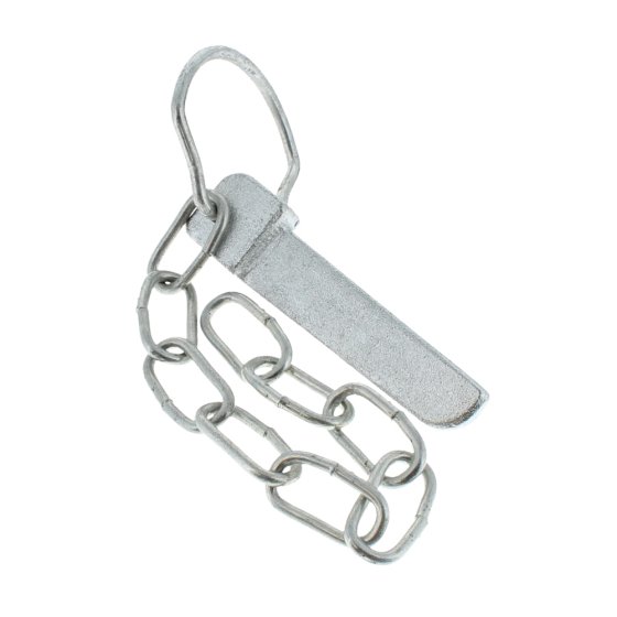 Flat Cotter Pin and Chain 80 x 16 x 4mm W/ 200mm Chain