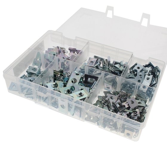 U & J Nuts Assorted Box 300 Pieces for Automotive Assembly