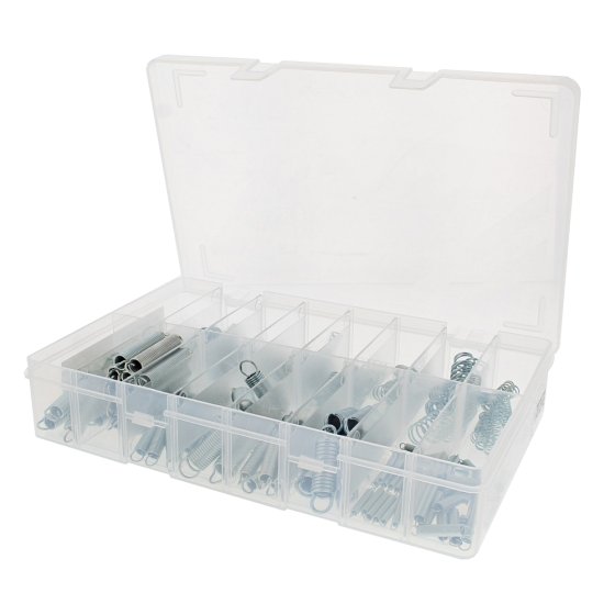 Expansion and Compression Springs, Assorted Box (250 Pieces)