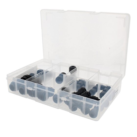 Speedfit Couplings, Metric Equal Straights - Assorted Box Sizes: 4-12mm (24 pieces)