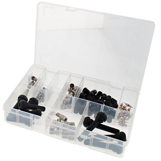 Tyre Valve Caps & Cores Assorted Sizes for Vehicle Tire Maintenance