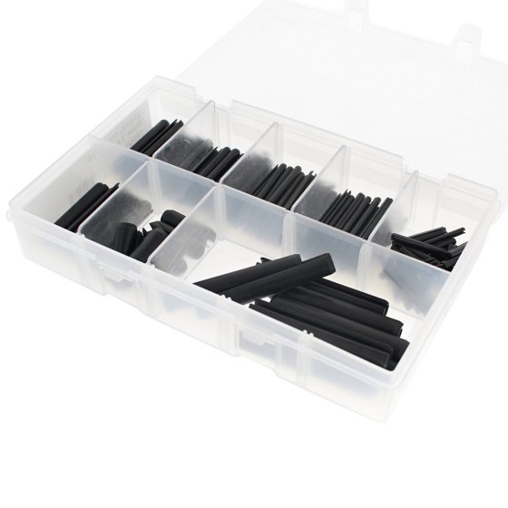 Metric Spring Roll Pins, Sizes: 2.5-8x55mm, Assorted Mini Box (160 pieces)