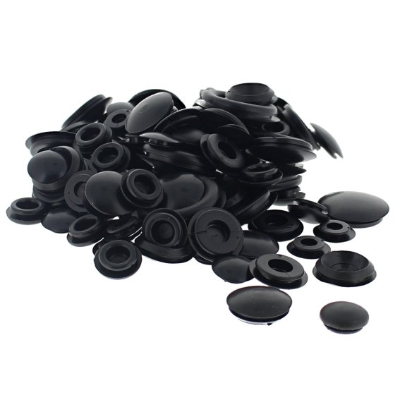 Rubber Blanking Grommets, Sizes: 8-25.4mm Assorted Pack of 280