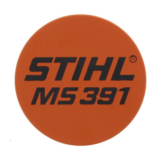Model Plate for Stihl MS391 Chainsaw - Genuine Stihl Part - 1140 967 1502