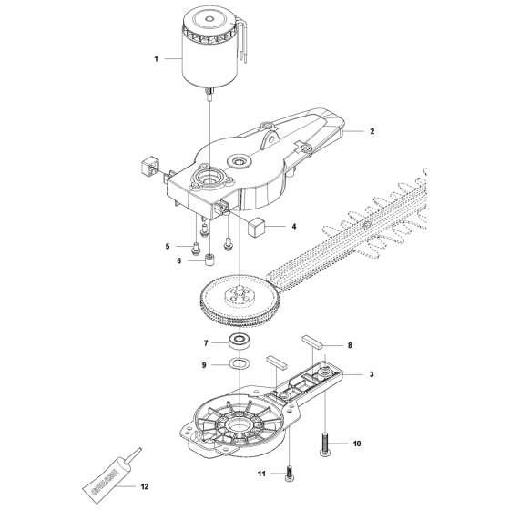 Gears Assembly for Husqvarna