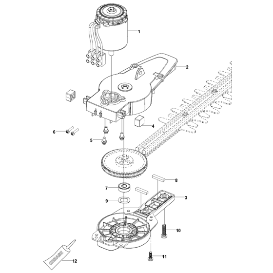 Gears 2 Assembly for Husqvarna