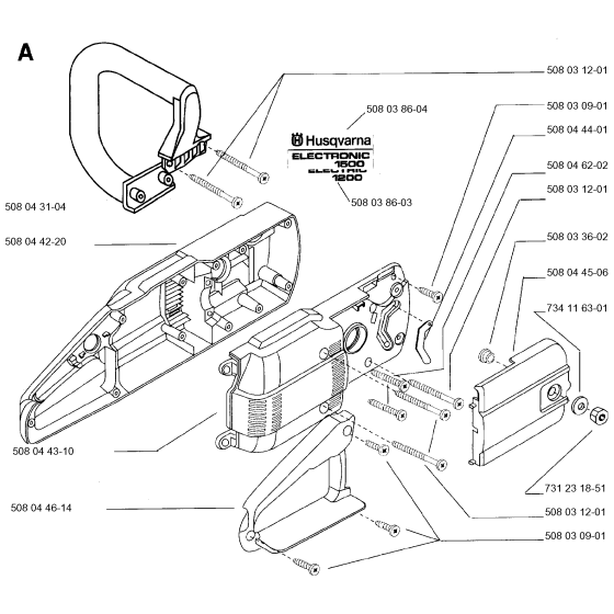 Chassis Frame for Husqvarna 1200