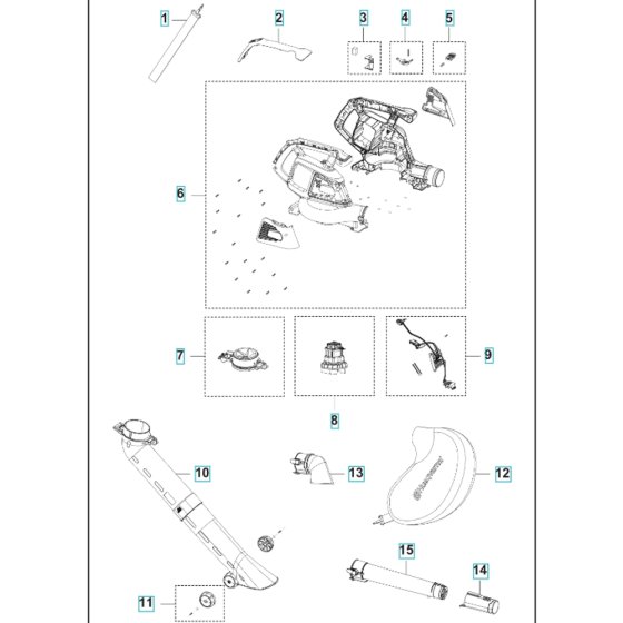 Husqvarna 120iBV Assembly