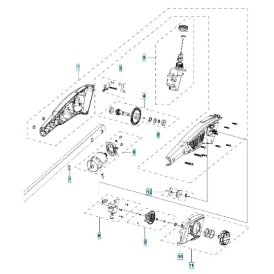 Saw Head for Husqvarna 120iTK4-H