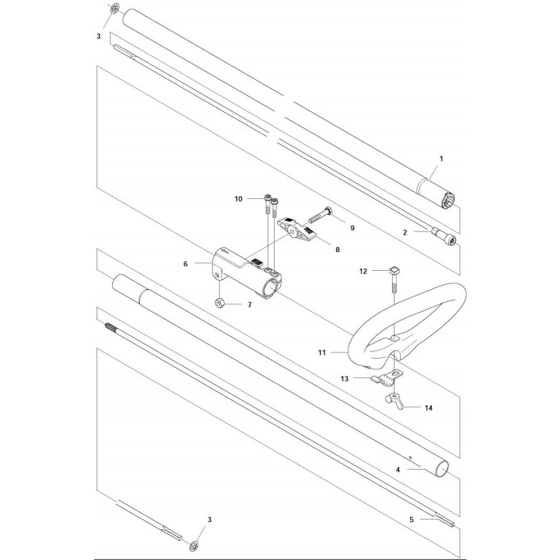 Shaft for Husqvarna 122LD