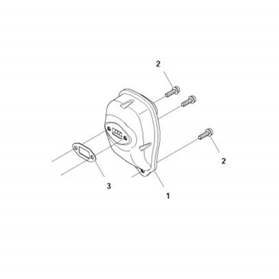 Muffler for Husqvarna 122LD