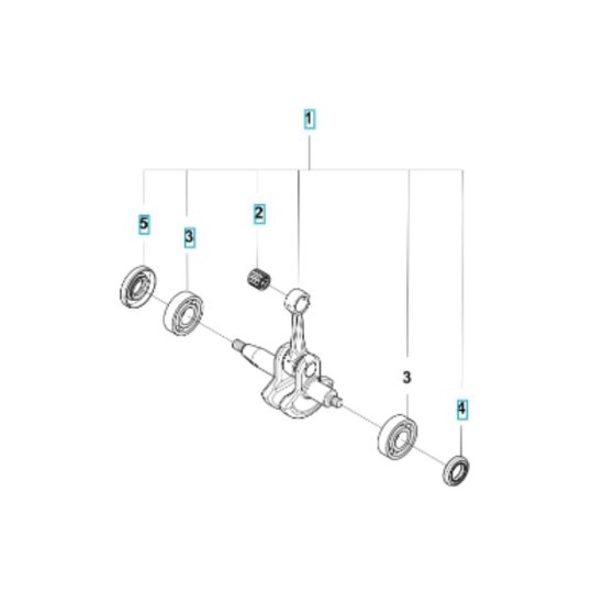 Crankshaft Assembly for 122R