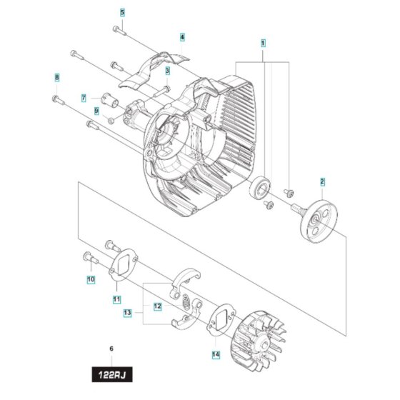 Clutch Assembly for 122RJ