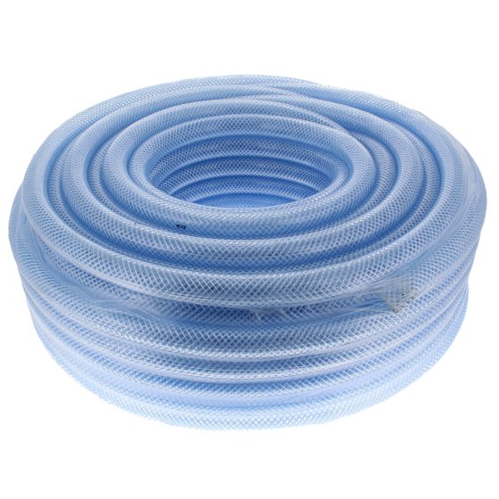 Nylon Braided Tube 12.5mm x 30m Transparent High Pressure