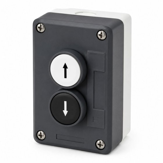 2 Push Button Control Box single pole, normally open contacts - Each - 0-657-02