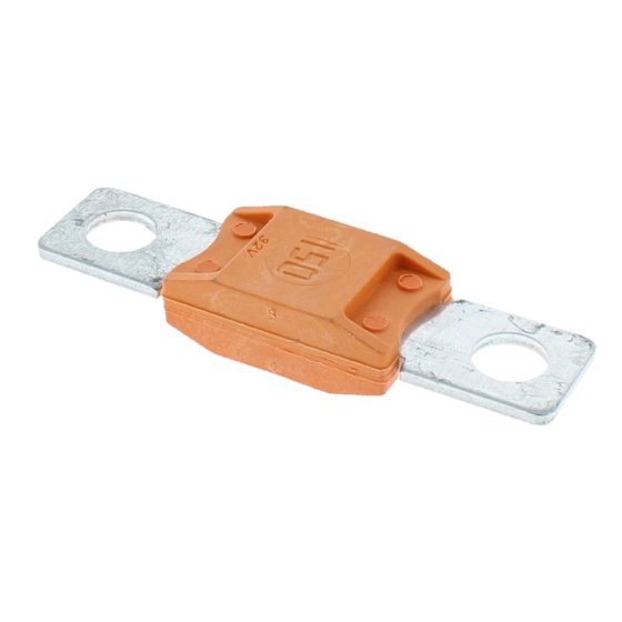 Orange MEGA Fuse - 150Amp Rated Fuse Single Unit - Durite 0-366-15