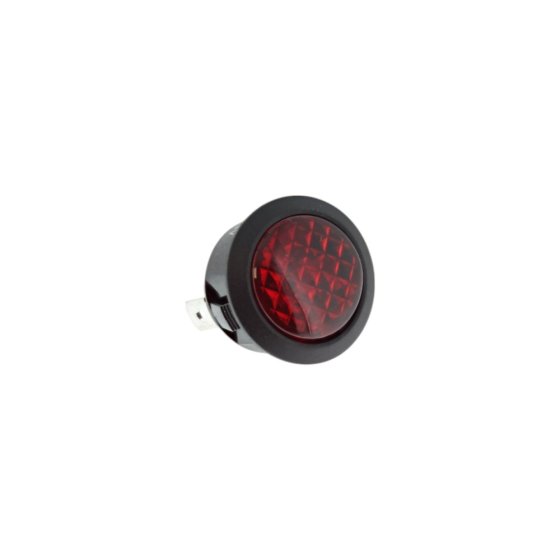 Red LED Warning Light for 20mm diameter Panel Hole - 12/24V - Each - 0-607-35