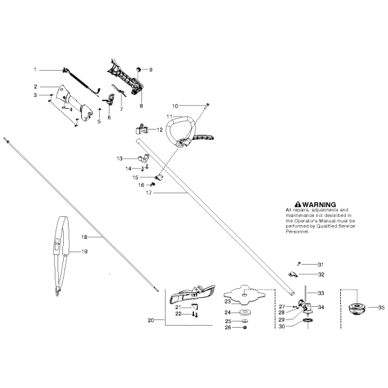 Shaft & Handle for 128RJ