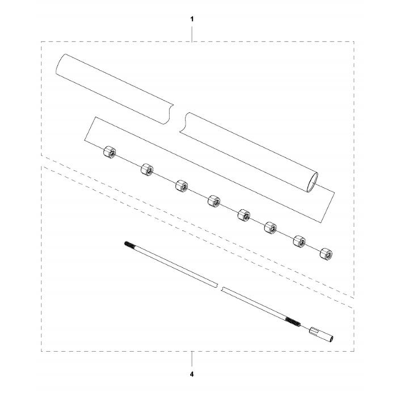 Tube for Husqvarna 131 RB