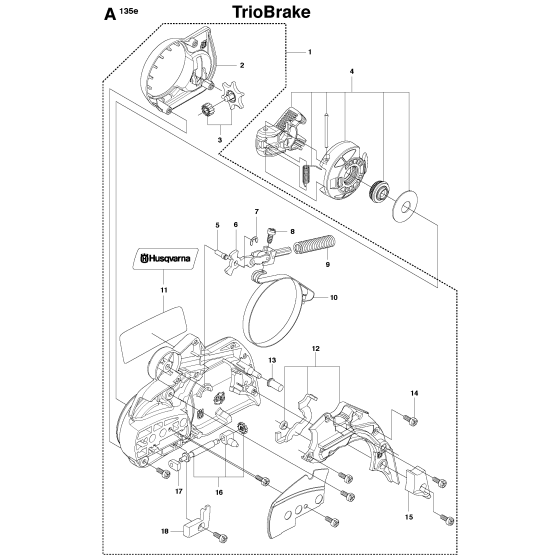 Chain Brake & Clutch Cover