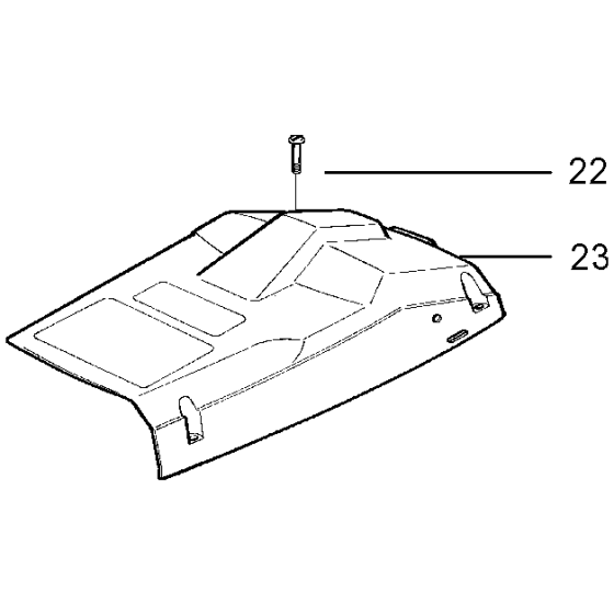 Cover Assembly for Husqvarna 141le