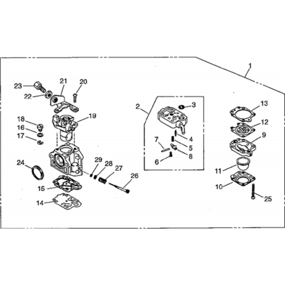 Carburettor Assembly for Husqvarna