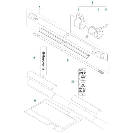 Shaft Assembly for Husqvarna 143RS