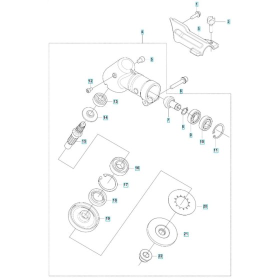 Gear Assembly for Husqvarna