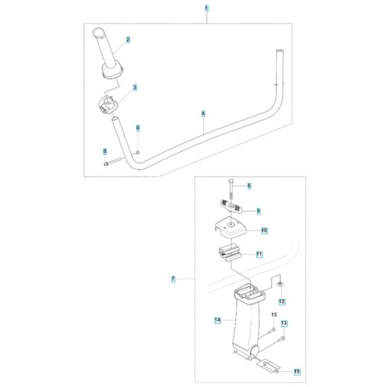 Handle Assembly for Husqvarna