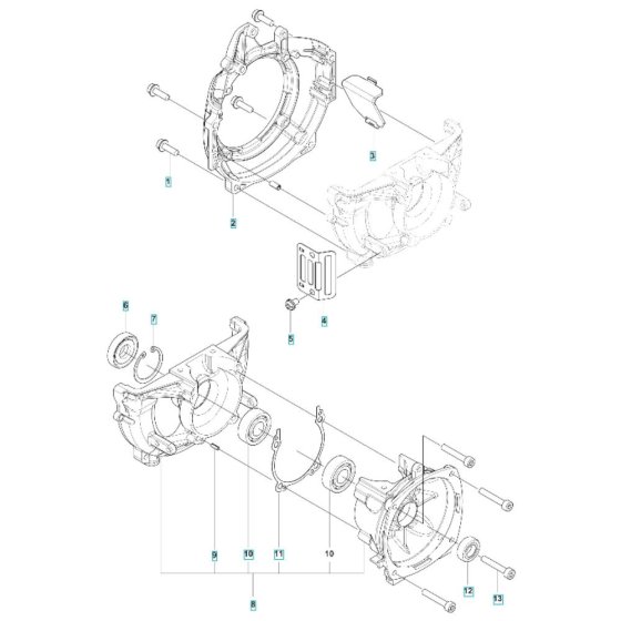 Crankcase Assembly for 143RST