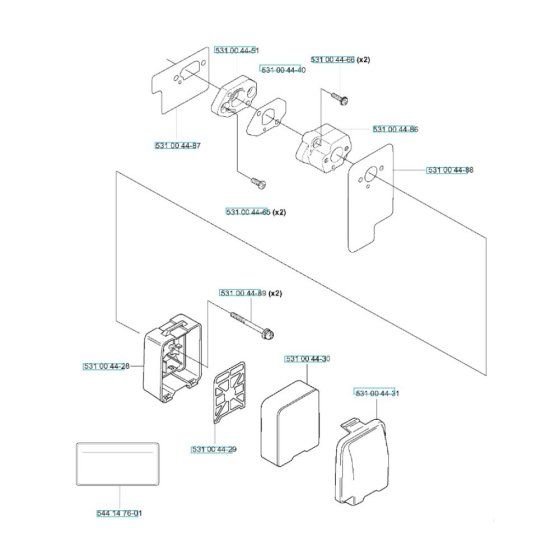 Air Filter Assembly for Husqvarna