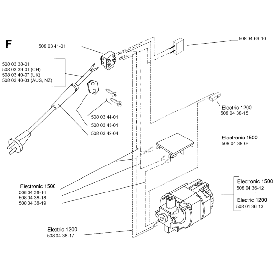 Electrical Assembly for Chainsaws