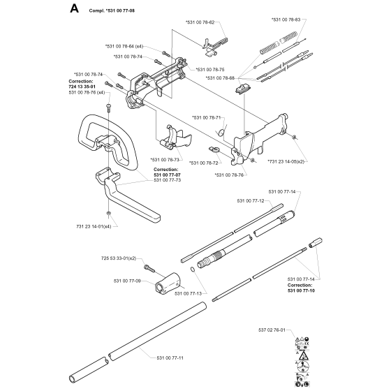 Shaft & Handle for 152RB