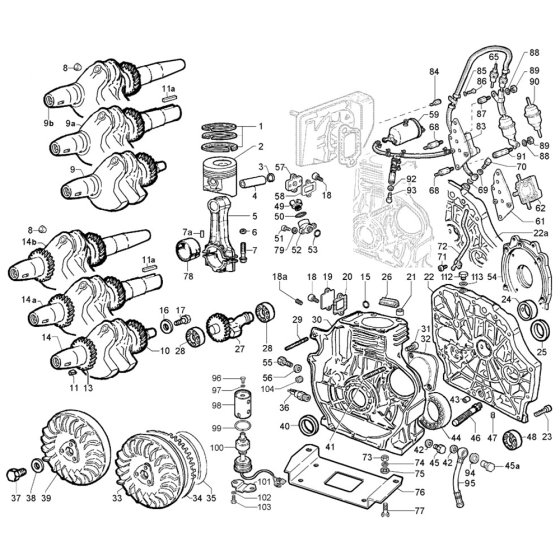 Crankcase Assembly for 15LD