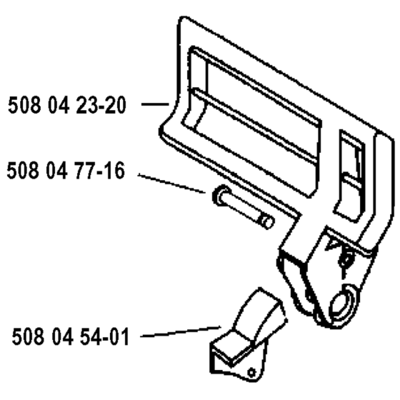 Handle Assembly for Husqvarna 1600