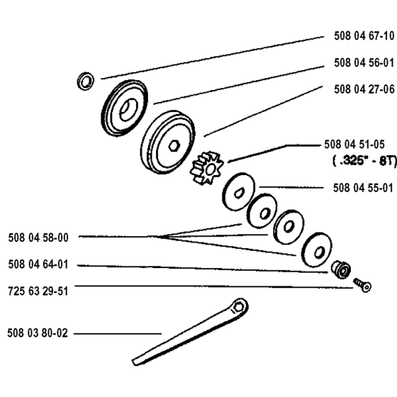 Clutch 2 Assembly for Husqvarna 1600