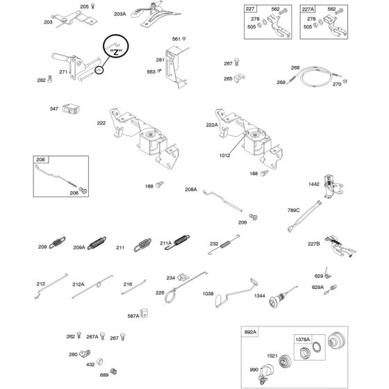 Governor Spring Control Assembly