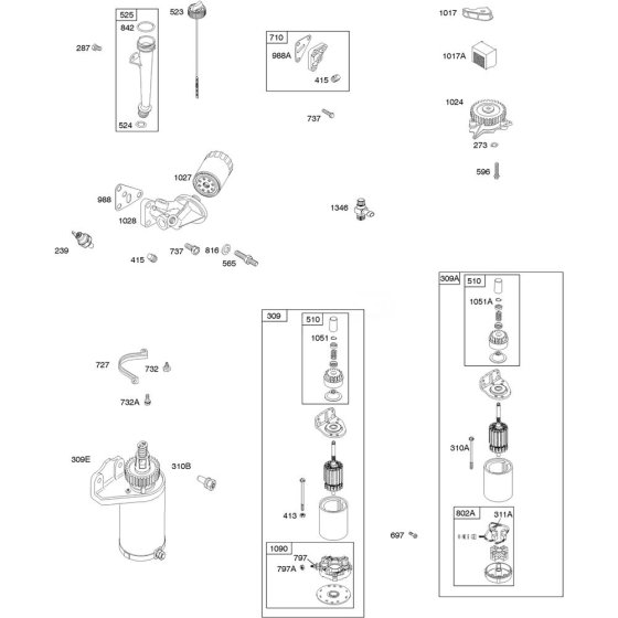 Lubrication Assembly for Engine